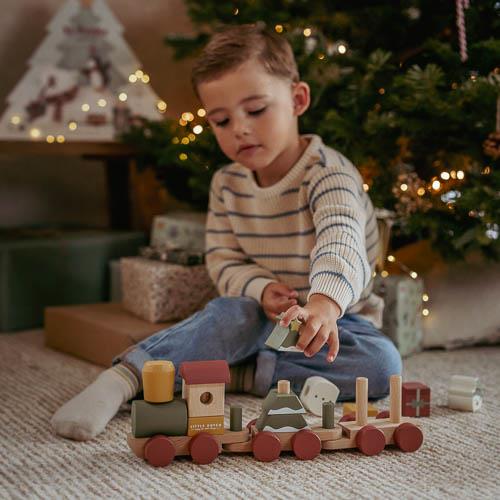 Little Dutch Stapelzug Weihnachten Holz