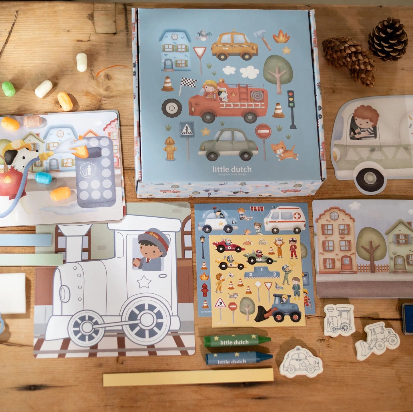 Little Dutch Bastelbox XL Essentials „Jim“ | Kreativset für Kinder