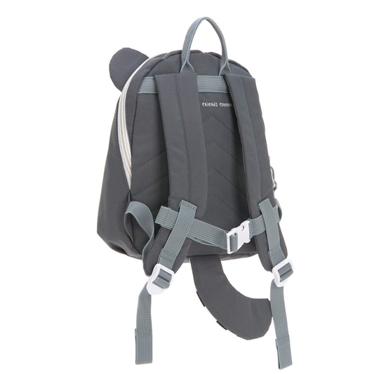 Kindergartenrucksack Tiny Waschbär Grau Lässig