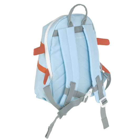 Kindergartenrucksack Tiny Propeller Flugzeug Blau Lässig