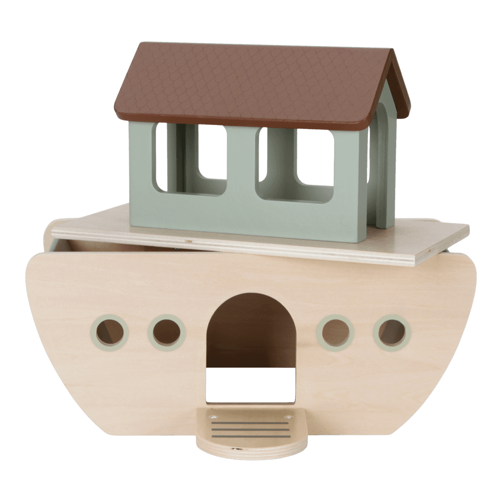 Personalisierte Arche Noah Holz Taufspruch Little Dutch