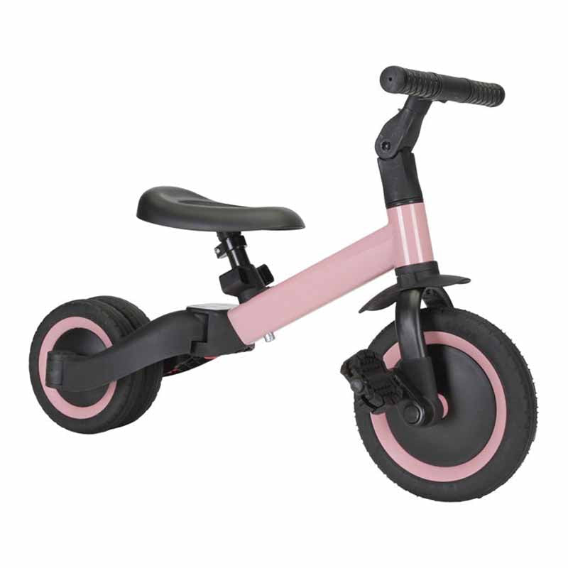 KAYA 4 in 1 Laufrad Dreirad rosa