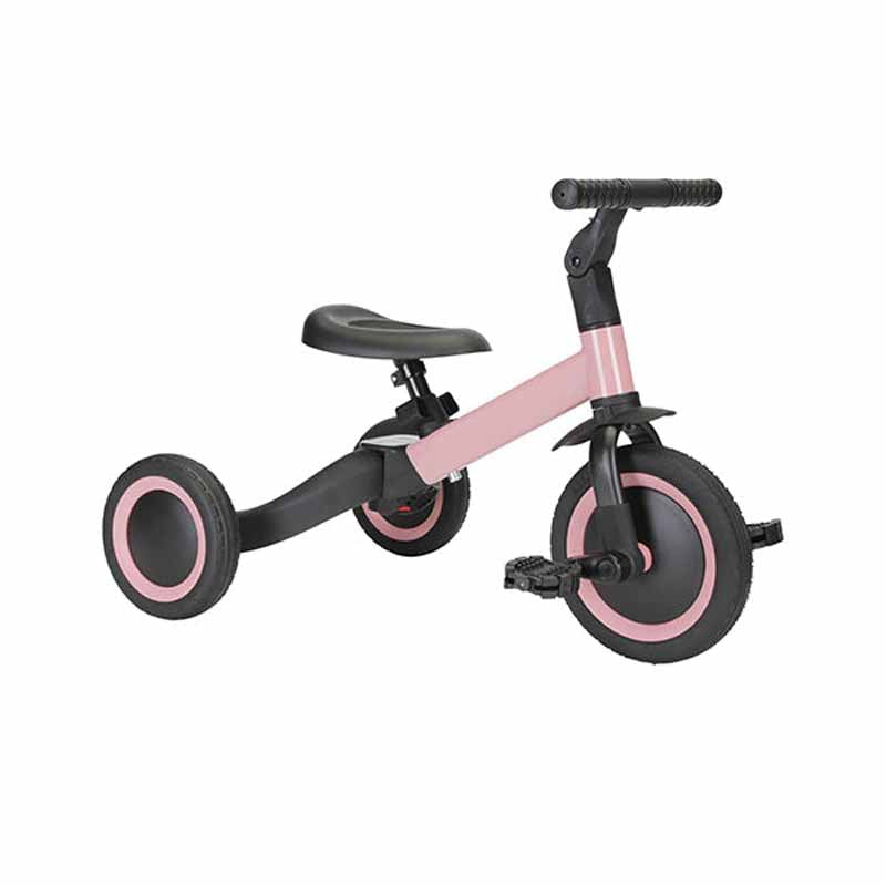 KAYA 4 in 1 Laufrad Dreirad rosa