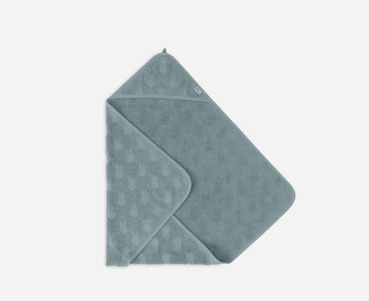 Kapuzenhandtuch Frottee 75x75cm Miffy Jacquard - Sea Green