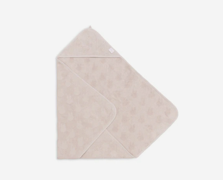 Kapuzenhandtuch Frottee 75x75cm Miffy Jacquard Nougat