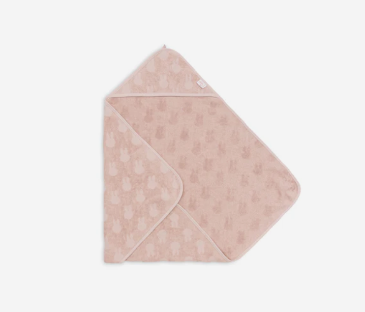 Kapuzenhandtuch Frottee 75x75cm Miffy Jacquard Wild Rose