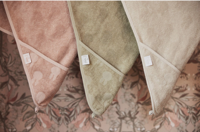 Kapuzenhandtuch Frottee 75x75cm Miffy Jacquard Wild Rose