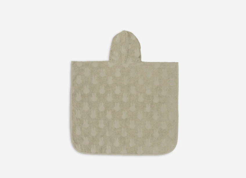 Badeponcho Frottee Miffy Jacquard Olive Green
