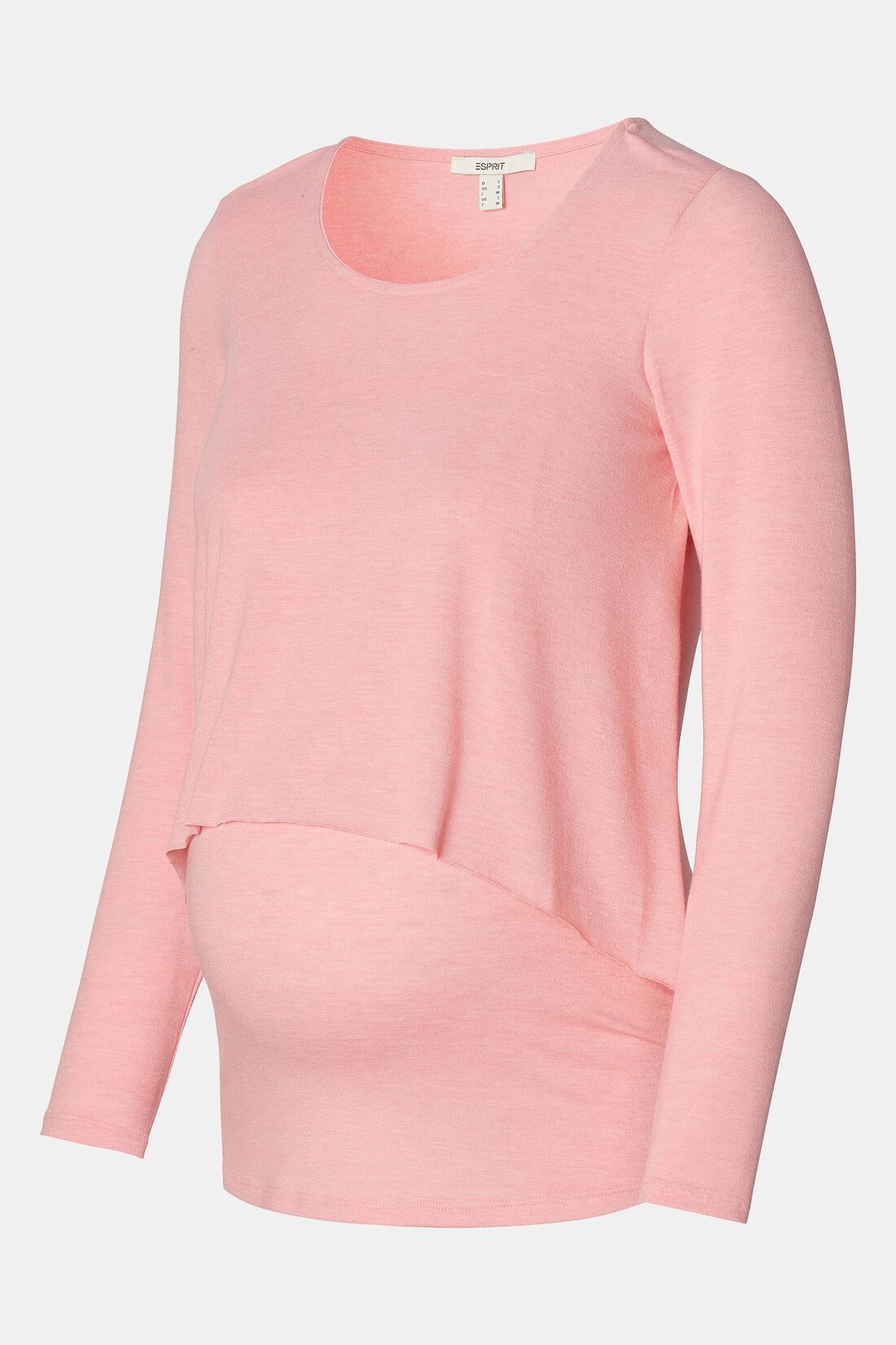 Umstandmode - Longsleeve mit Stillfunktion rosa