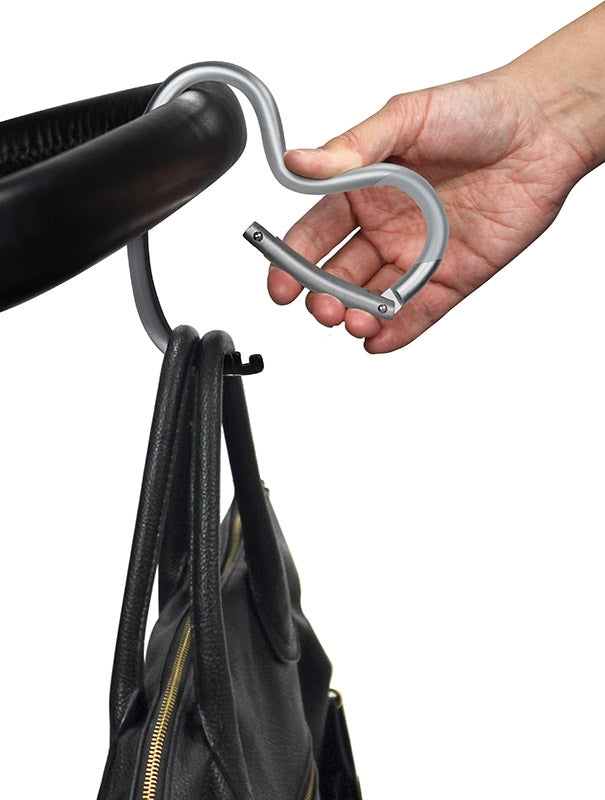 Dooky Kinderwagen Haken silber matt in Herzform