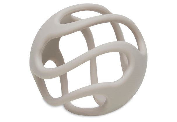 Jollein Ball aus Silikon - sensorischer Baby Spielball Nougat