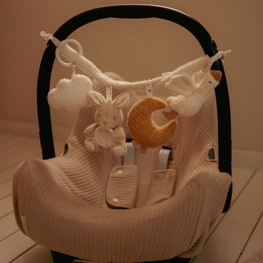 Little Dutch Kinderwagenkette Goose & Bunny Newborn Naturals
