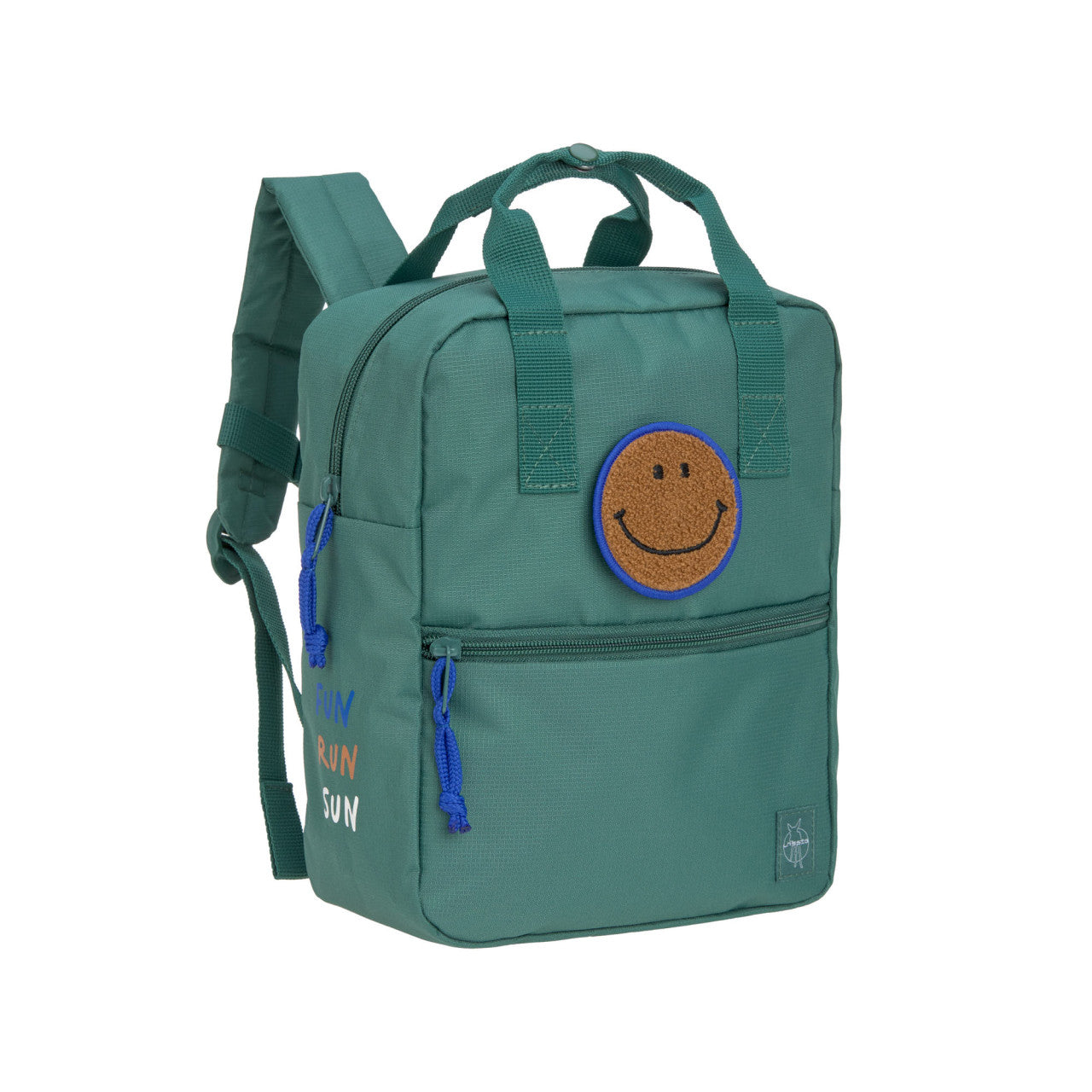 Lässig Kindergartenrucksack Square - Little Gang dunkelgrün