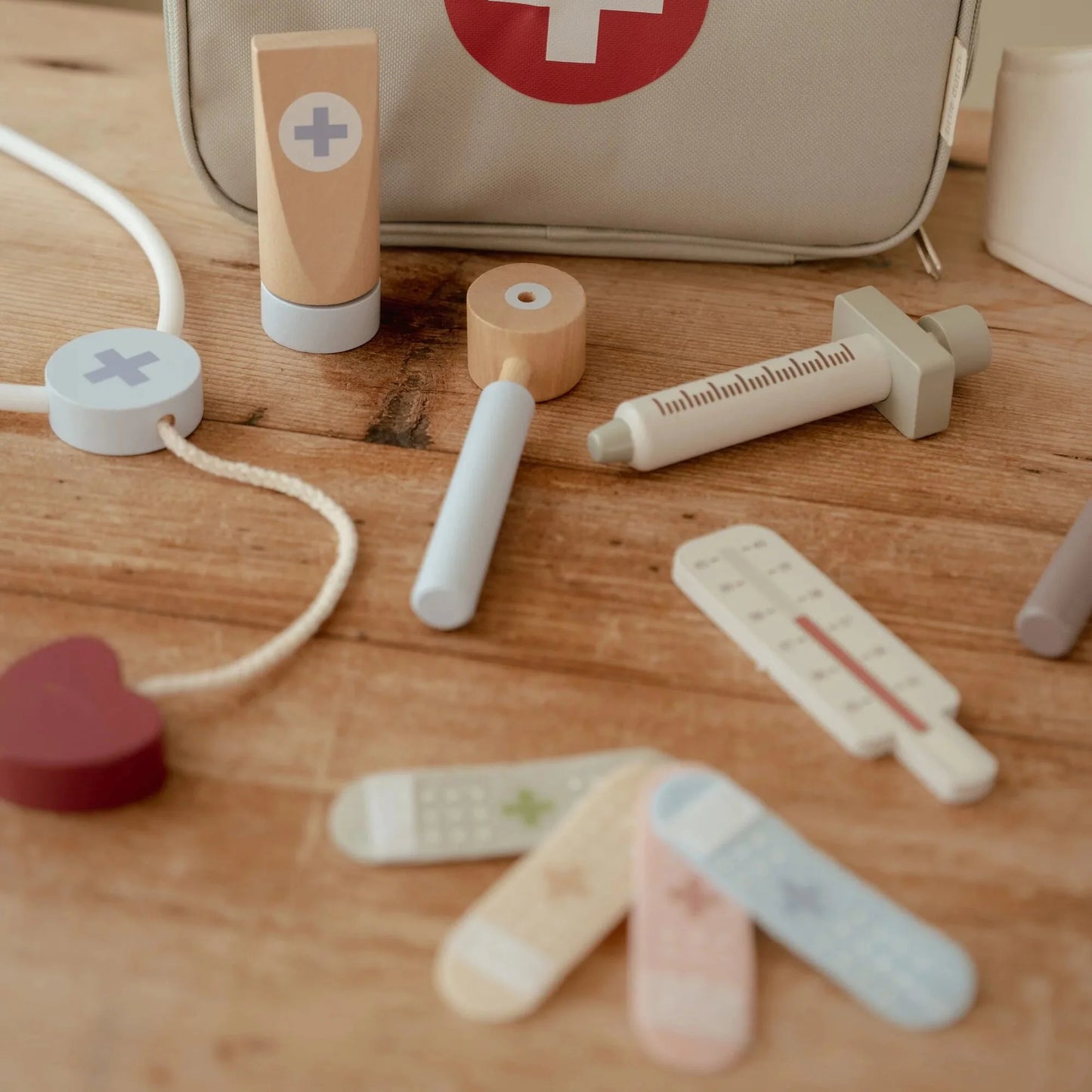 Little Dutch Arztkoffer Spielset Holz Grün