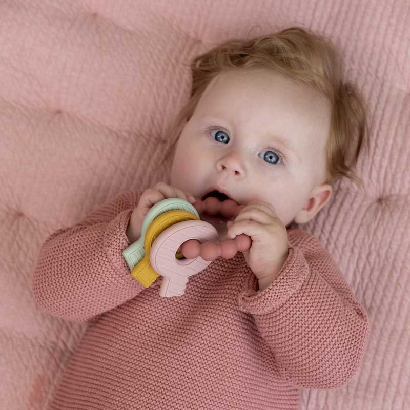 Little Dutch Beißspielzeug Schlüsselbund rosa