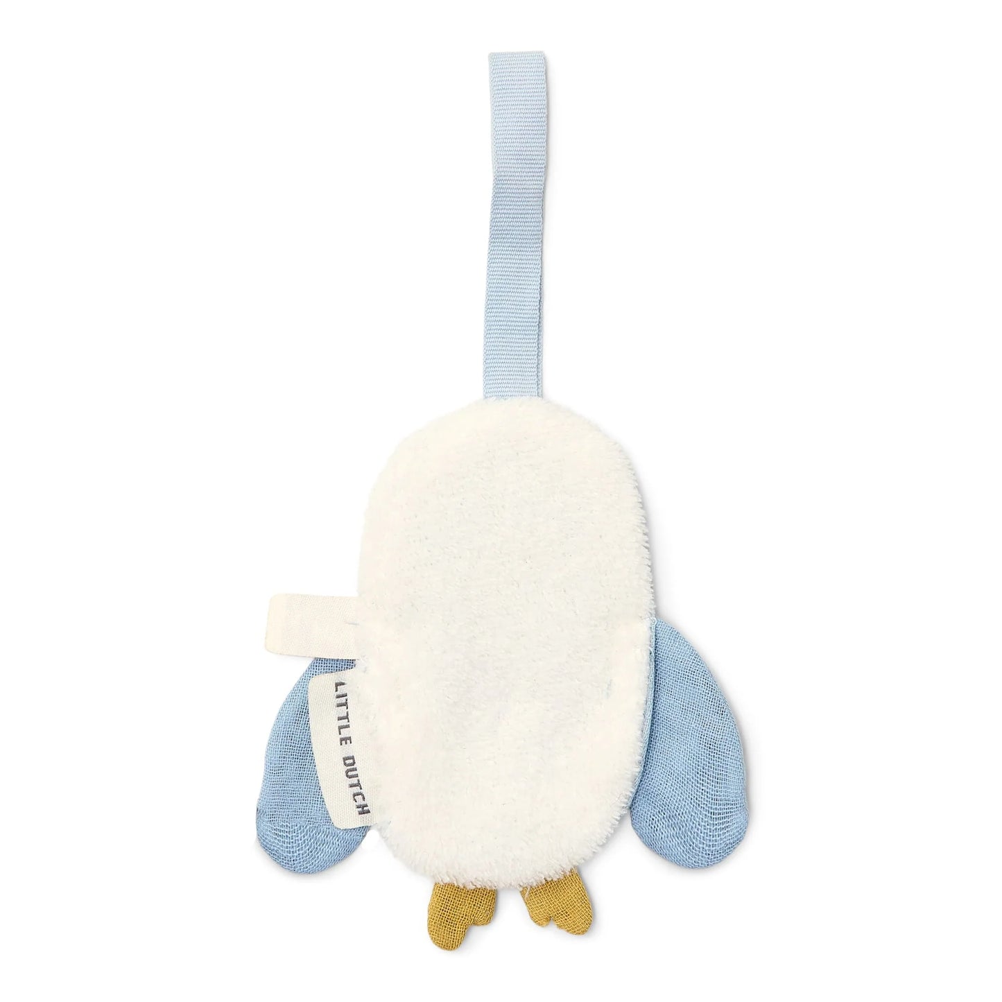 Little Dutch Schnullertuch Eule blau Forest Friends Bio Musselin