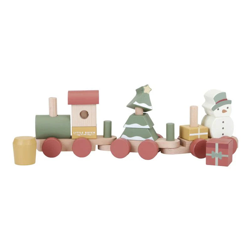 Little Dutch Stapelzug Weihnachten Holz