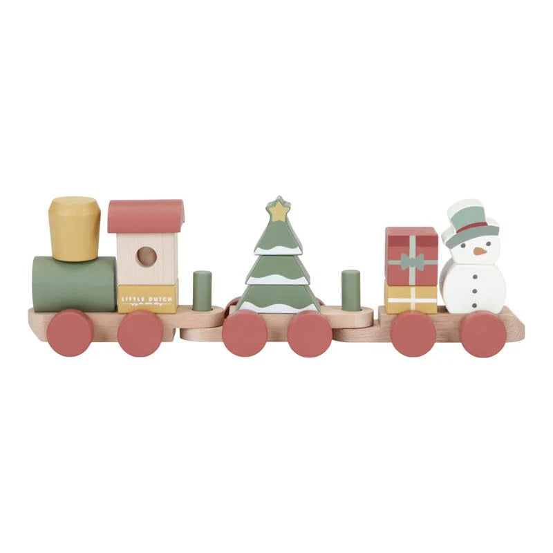 Little Dutch Stapelzug Weihnachten Holz