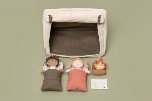 Jake und Anna Puppen Camping Spielset Little Dutch LD4550