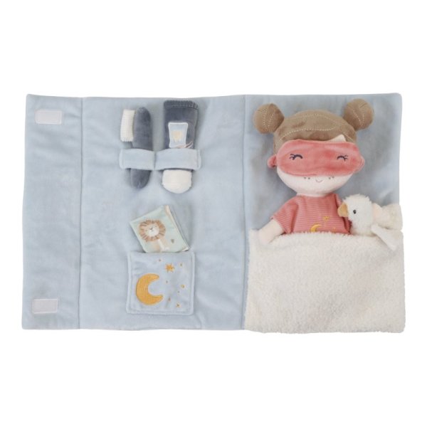 Kuschelpuppe Rosa Sleepover Spielset | Little Dutch