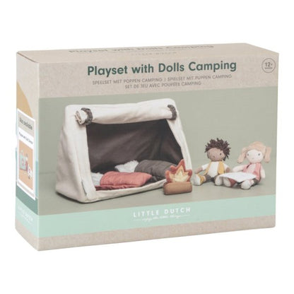 Jake und Anna Puppen Camping Spielset Little Dutch LD4550