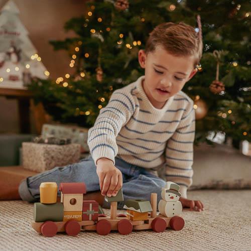 Little Dutch Stapelzug Weihnachten Holz