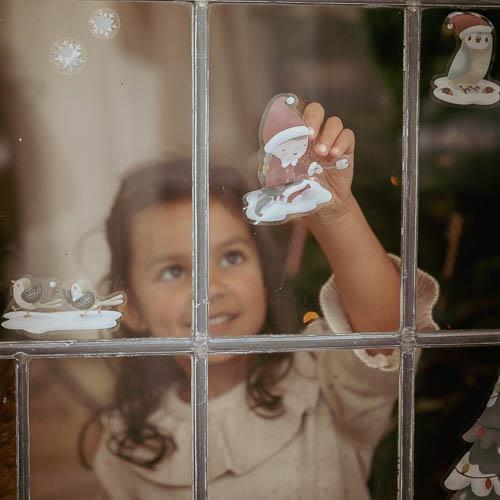 Little Dutch Weihnachts Fensteraufkleber Mehrfarbig 43-teilig