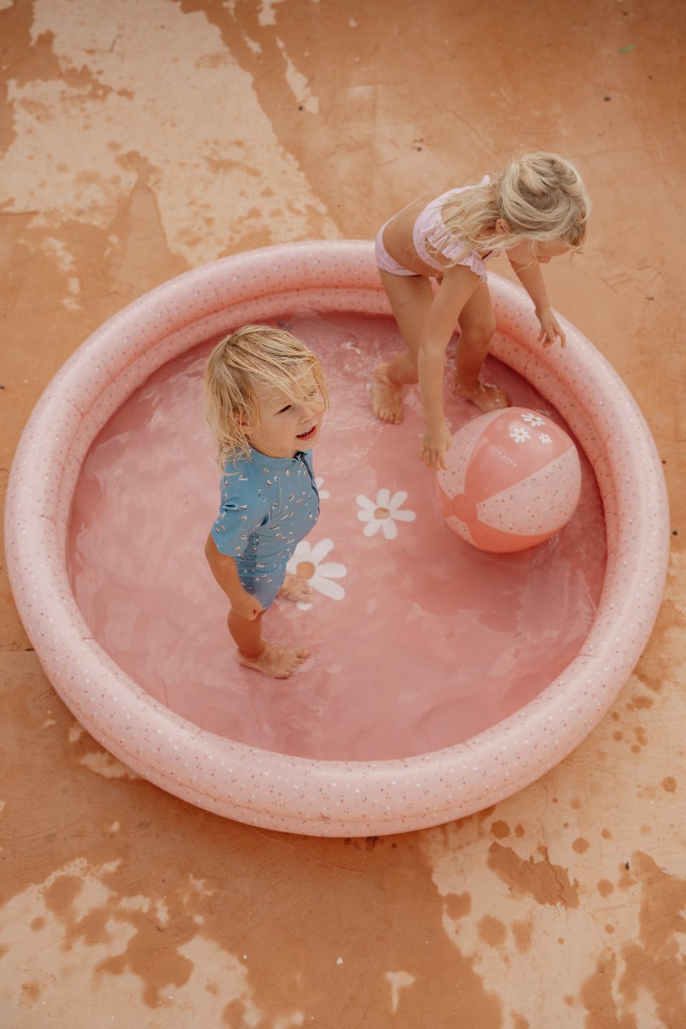 Aufblasbarer Pool Little Pink Flowers 150 cm Little Dutch