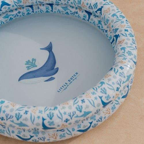Little Dutch Pool Ocean Dreams Blau 80 cm - aufblasbares Schwimmbecken
