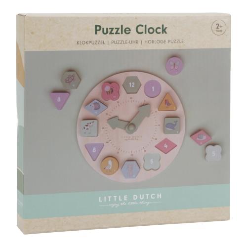 Little Dutch Puzzle Uhr Little Farm - das Uhrenpuzzle LD8017