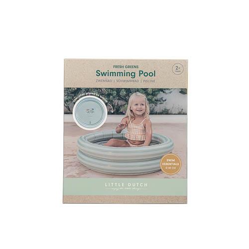 Little Dutch Pool Fresh Greens 80 cm - aufblasbares Schwimmbecken grün