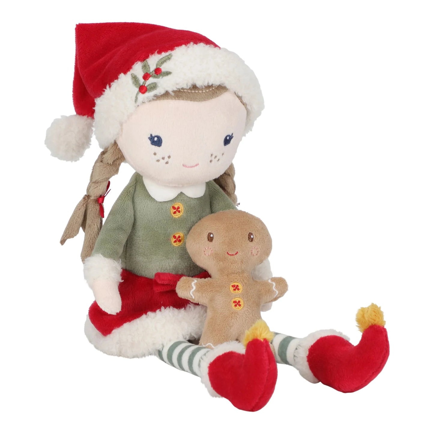 Little Dutch Weihnachtspuppe Rosa Rot Weihnachten