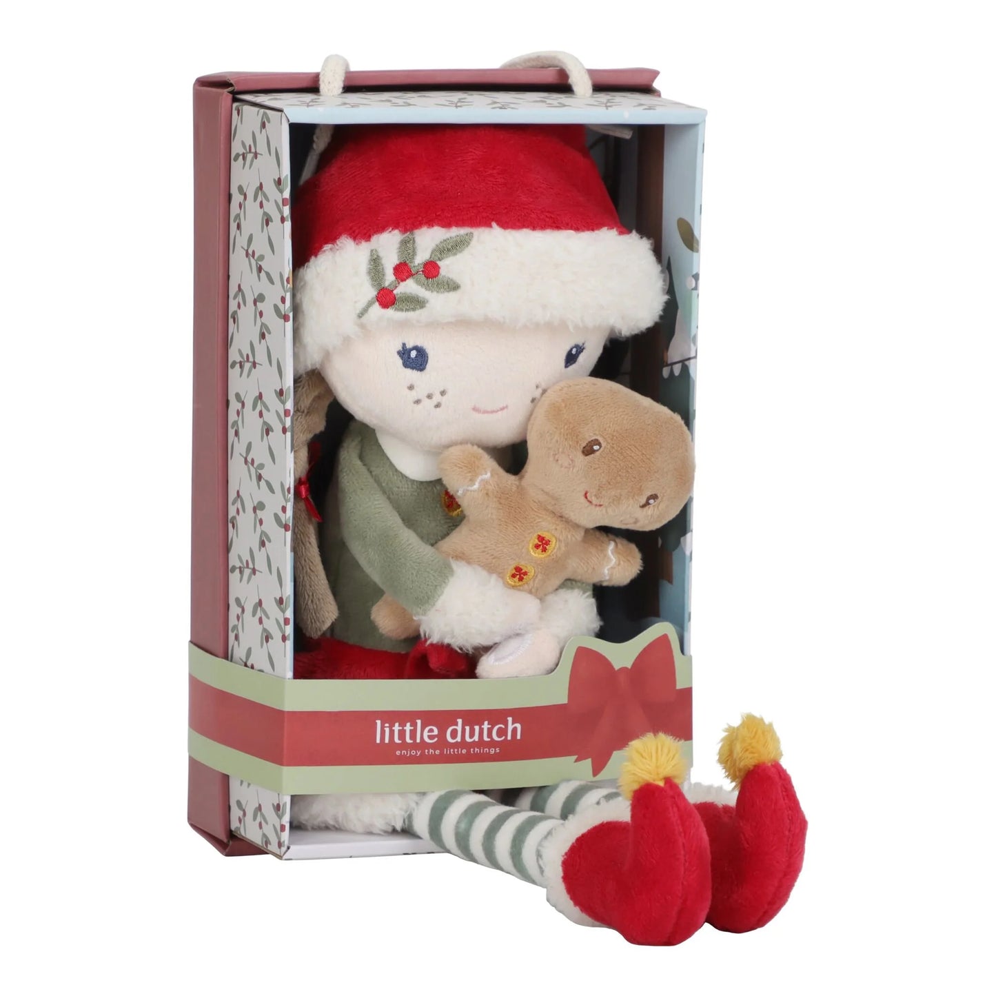 Little Dutch Weihnachtspuppe Rosa Rot Weihnachten