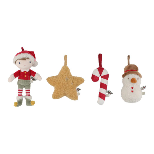Weihnachtsschmuck Jim Set Mehrfarbig  Weihnachten