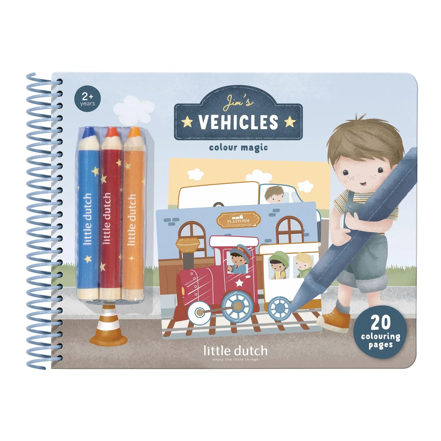 Little Dutch Malbuch Essentials Jim