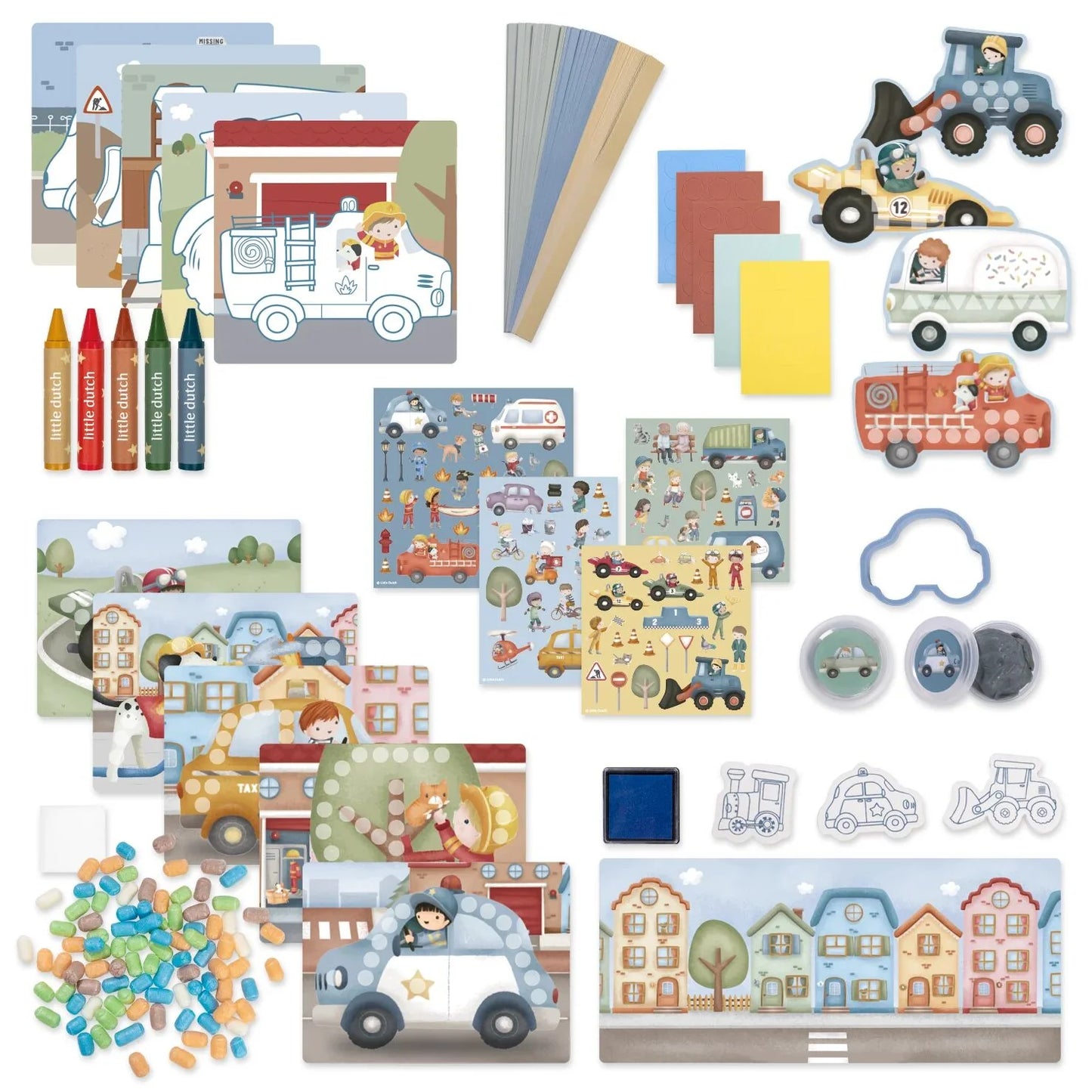 Little Dutch Bastelbox XL Essentials „Jim“ | Kreativset für Kinder