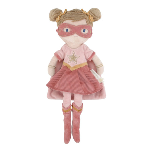 Little Dutch Schmusepuppe Superheld Rosa - 35 cm
