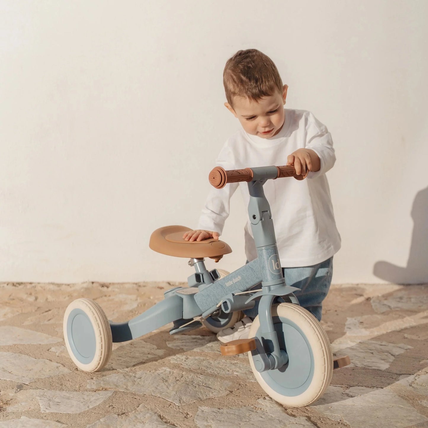 Little Dutch 4 in 1 Dreirad Blau