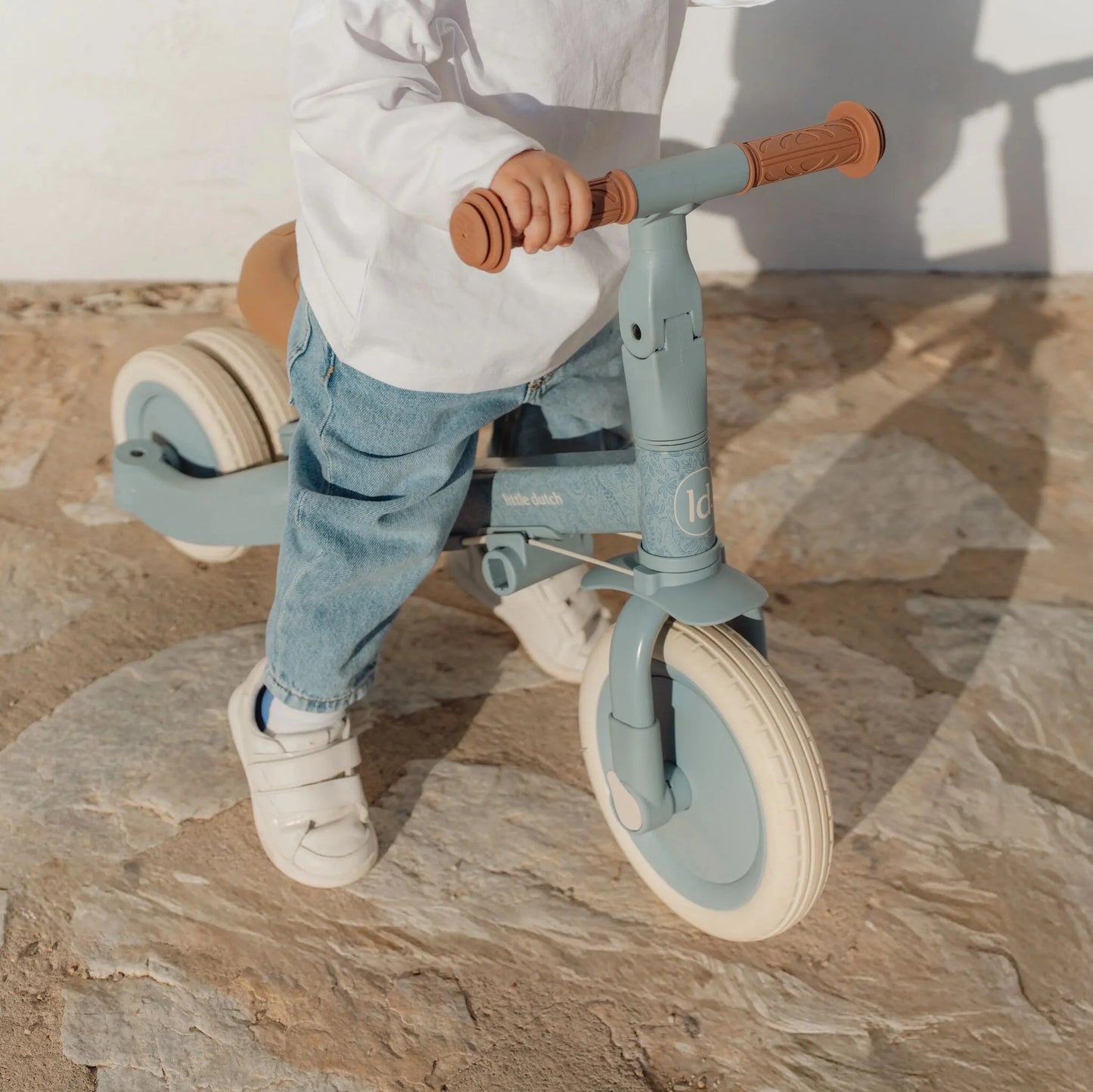 Little Dutch 4 in 1 Dreirad Blau