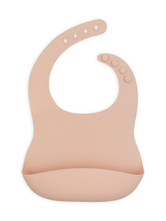 Jollein Silikon rosa Lätzchen mit Auffangschale Pink 029-007-00090