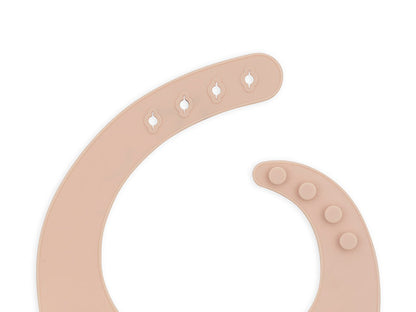Jollein Silikon rosa Lätzchen mit Auffangschale Pink 029-007-00090