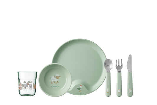 set kindergeschirr mio 6-teilig - little farm