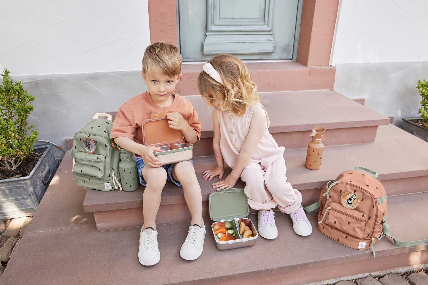 Kindergartenrucksack Mini Happy Prints Karamell Lässig