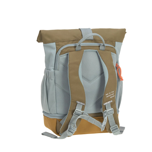 Kindergartenrucksack Rolltop Nature Hellblau Lässig