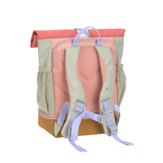 Kindergartenrucksack Rolltop Sunny Explorer Rosa Pink Lässig