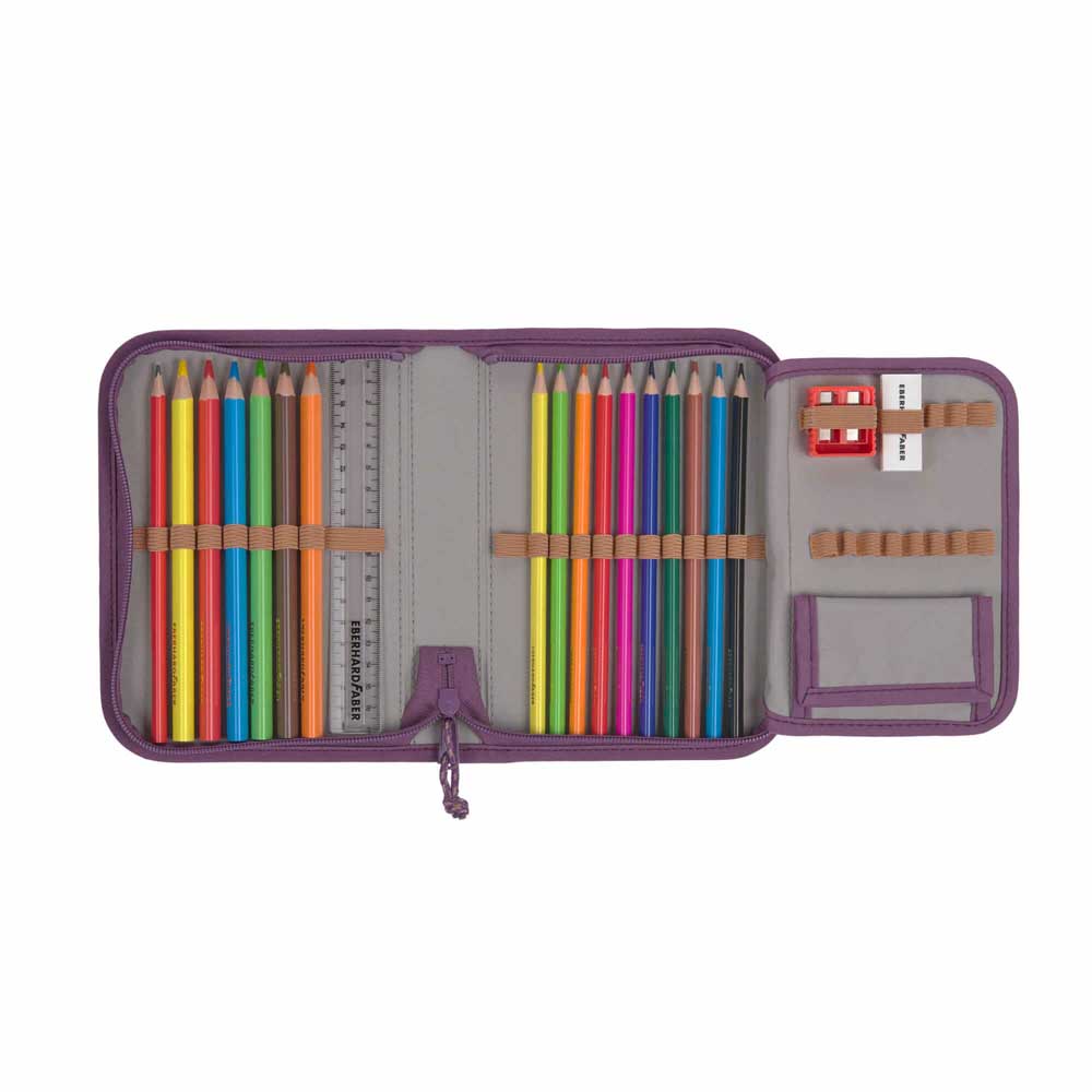 Lässig Schulranzen Set 7-teilig Boxy Unique Purple lila