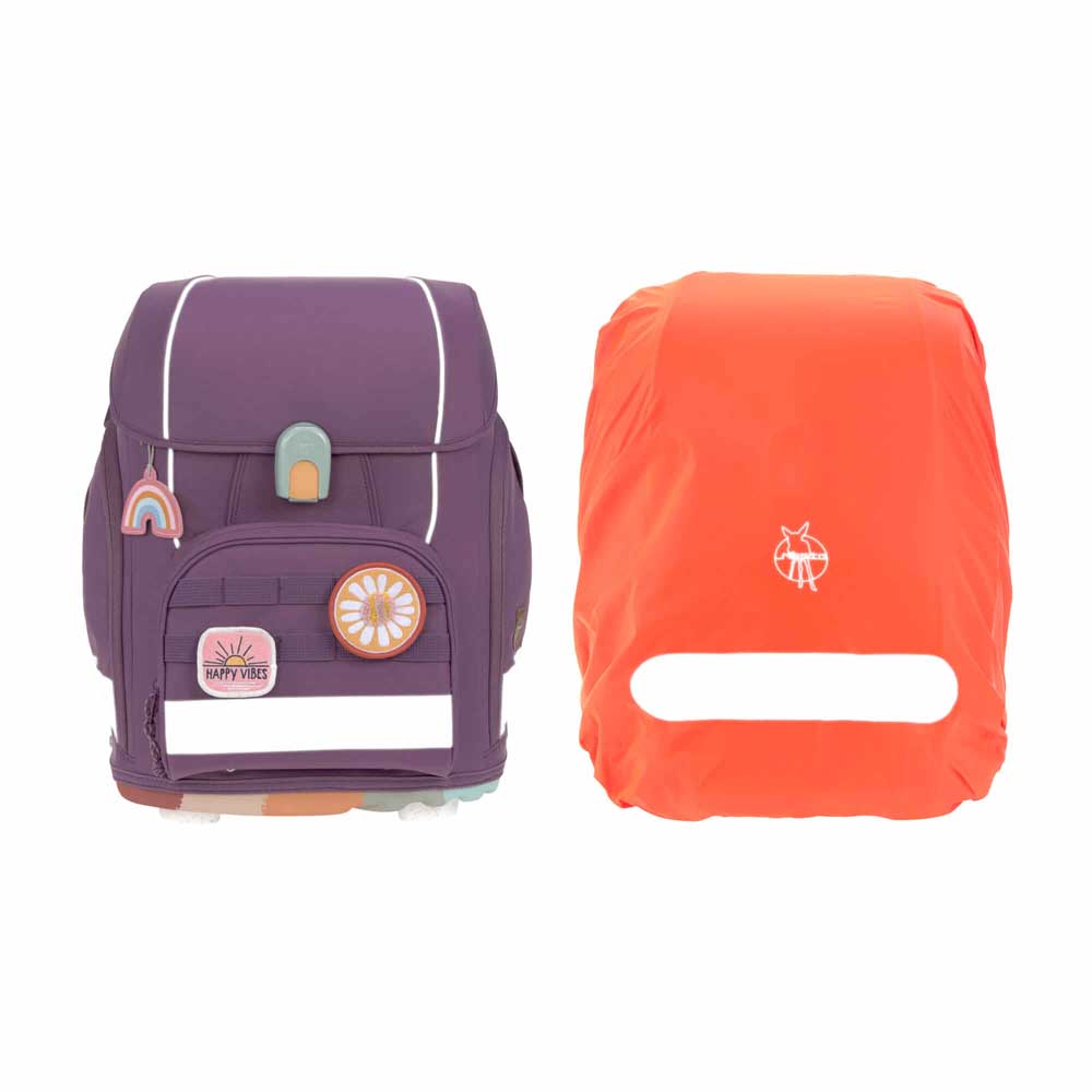 Lässig Schulranzen Set 7-teilig Boxy Unique Purple lila