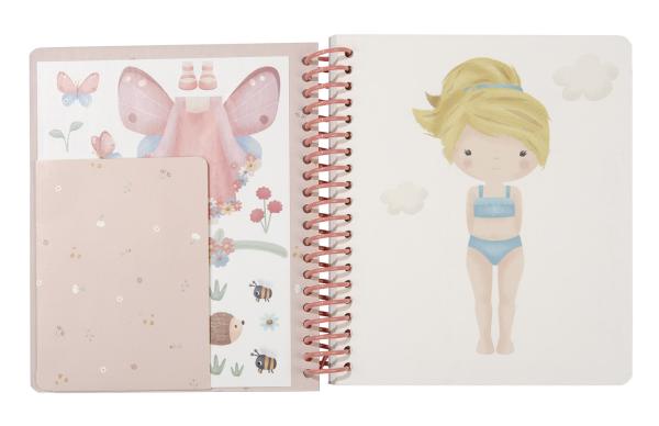 Stickerbuch Dress Me Up - Rosa & Friends | Little Dutch