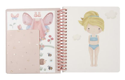 Stickerbuch Dress Me Up - Rosa & Friends | Little Dutch