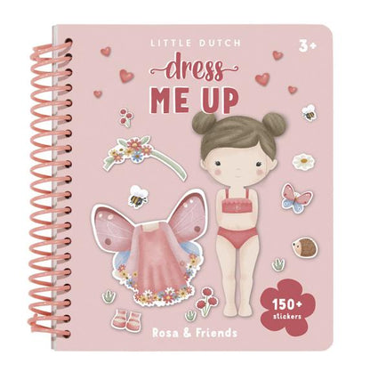 Stickerbuch Dress Me Up - Rosa & Friends | Little Dutch